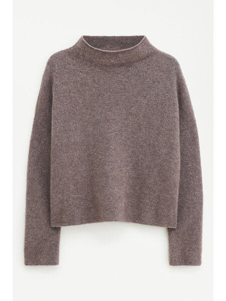 Filippa K mika yak sweater dark taupe
