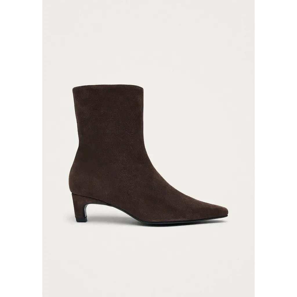 Alohas enkellaars Ambar in suede brown
