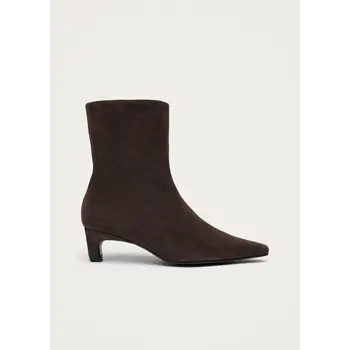 Alohas enkellaars Ambar in suede brown