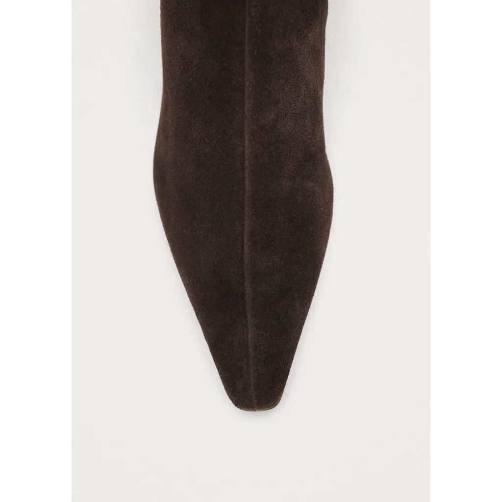 Alohas enkellaars Ambar in suede brown