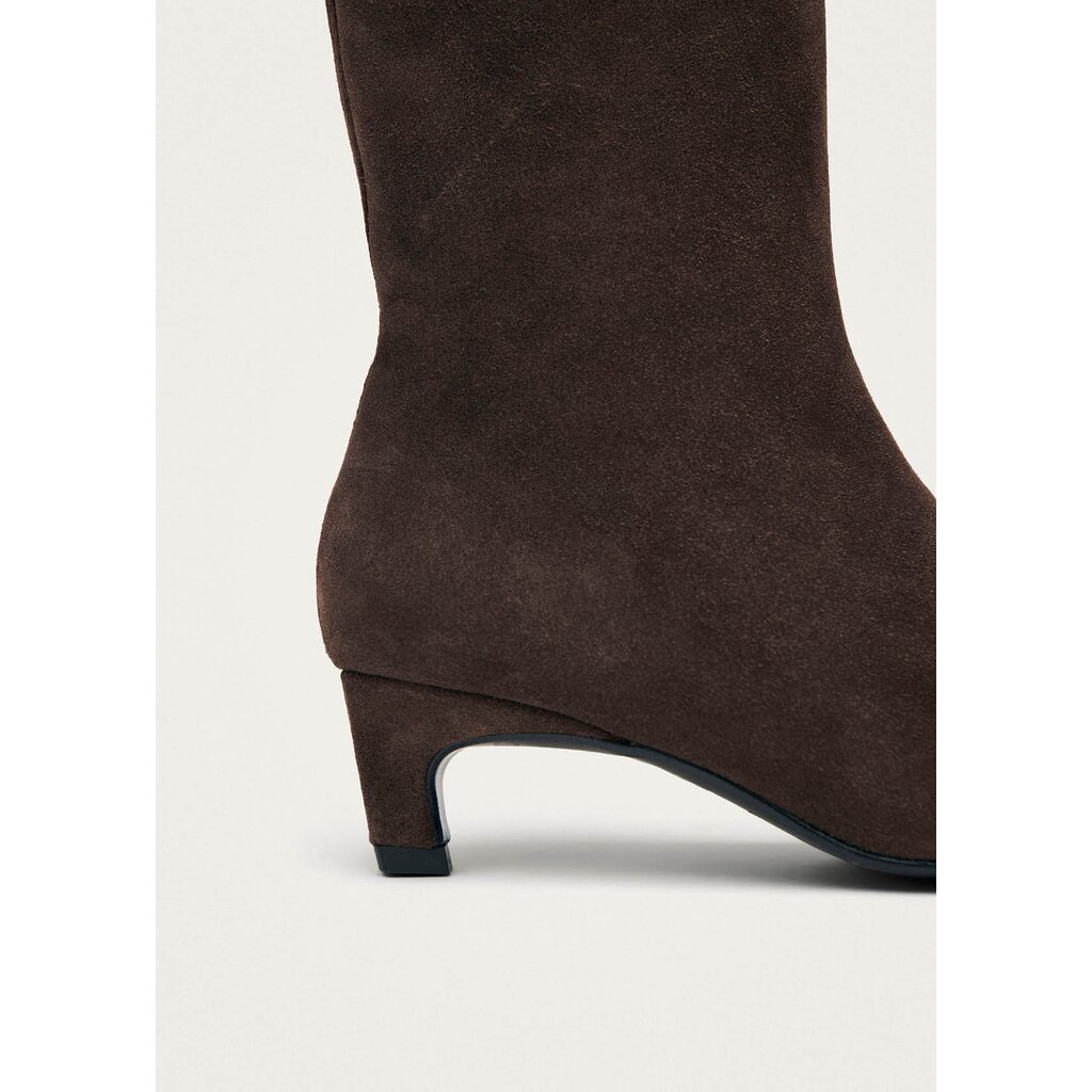 Alohas enkellaars Ambar in suede brown