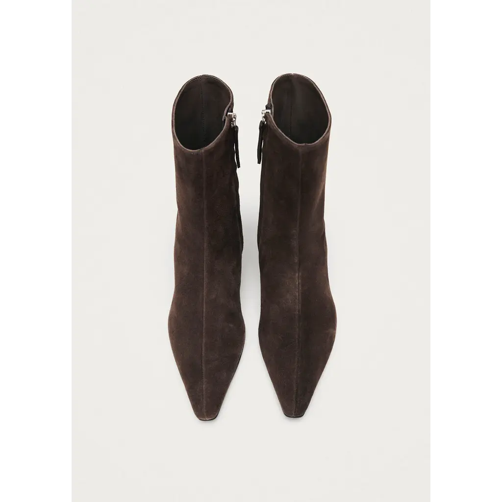Alohas enkellaars Ambar in suede brown