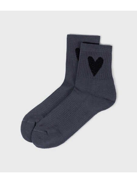 10 Days sokken Hearts steel blue