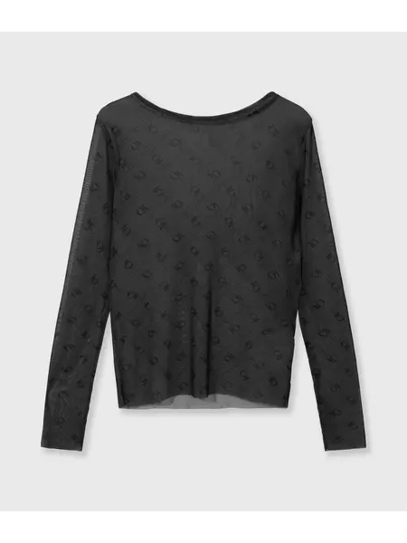 10 Days Mesh longsleeve steel blue