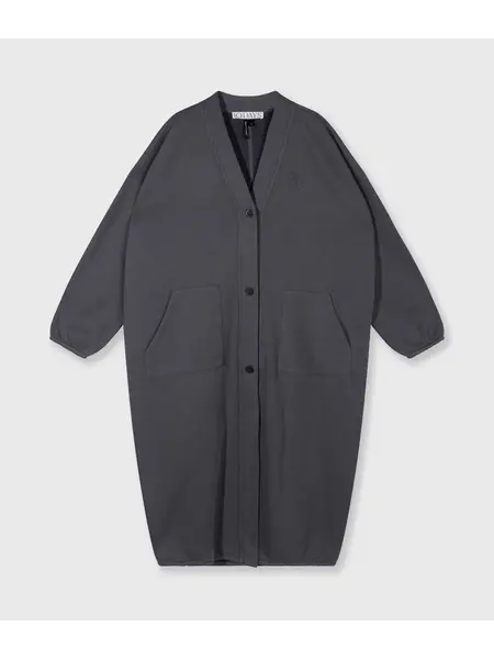 10 Days lang sweatvest steel blue