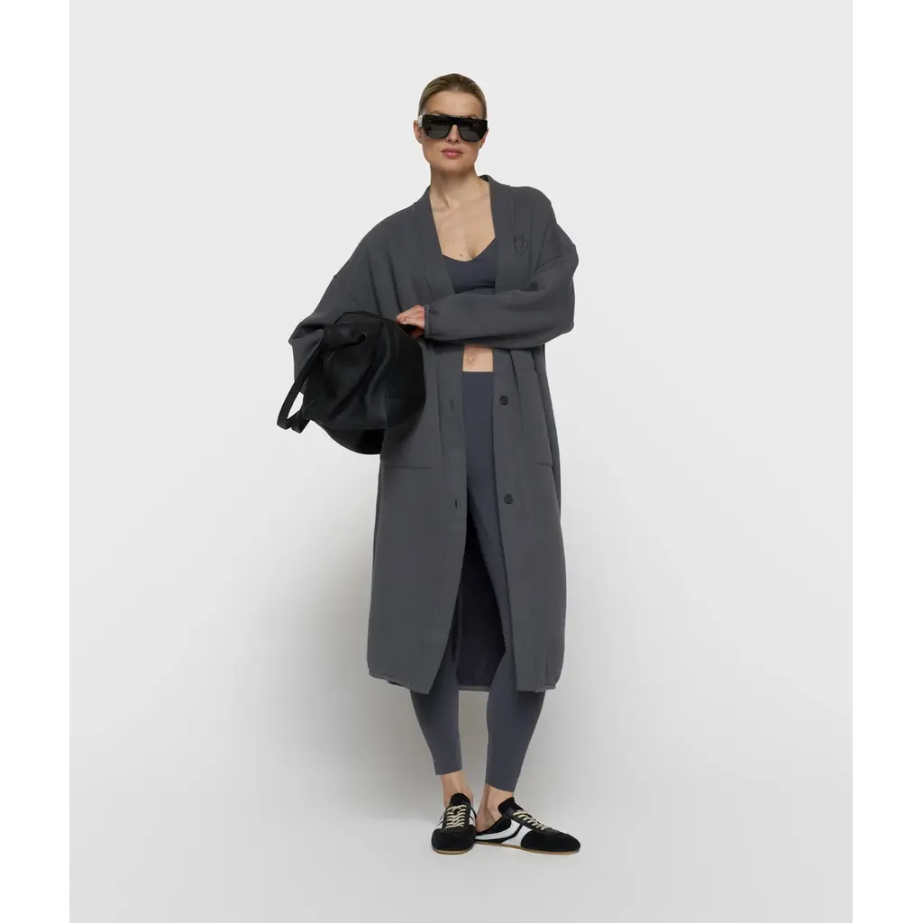 10 Days Long Statement Cardigan in steel blue