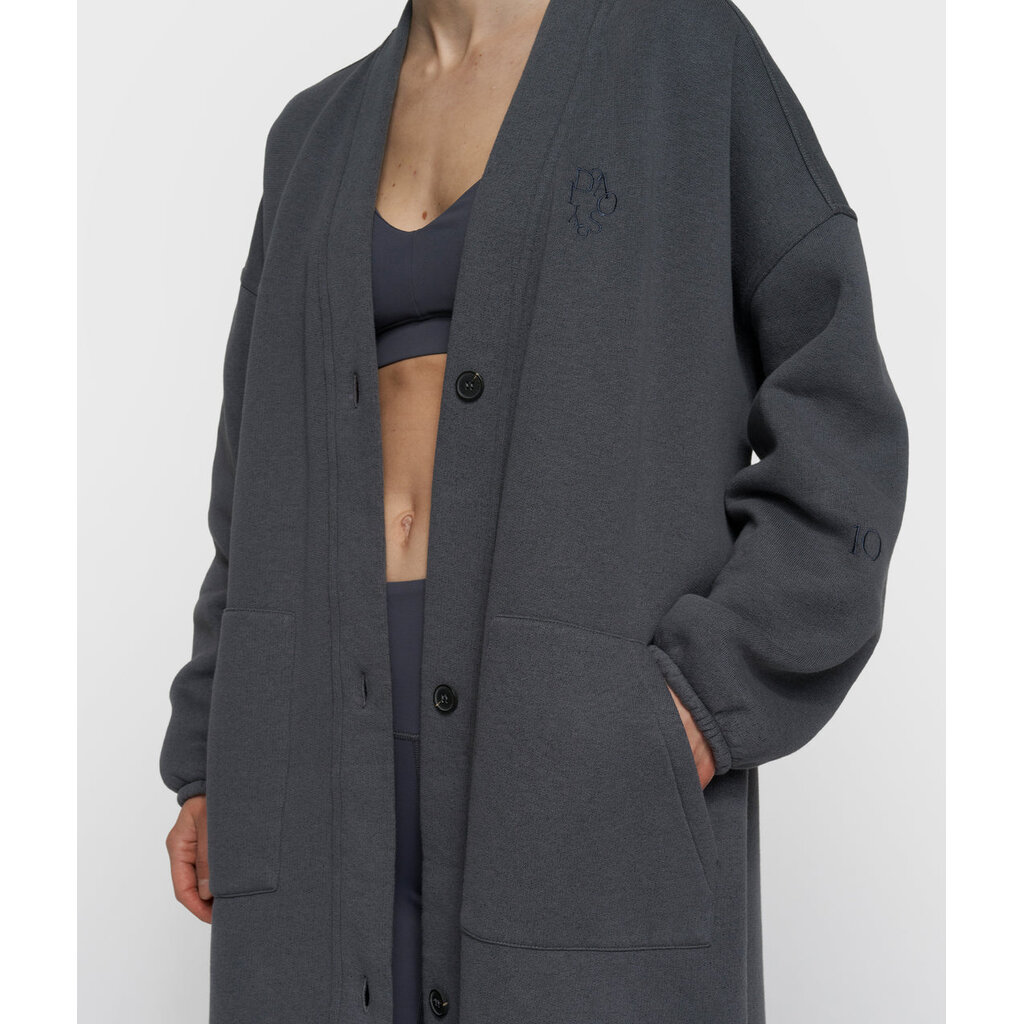 10 Days Long Statement Cardigan in steel blue