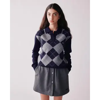Johny trui Burli grey/navy