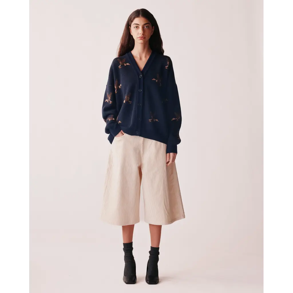 Johny vest Lia in navy duck