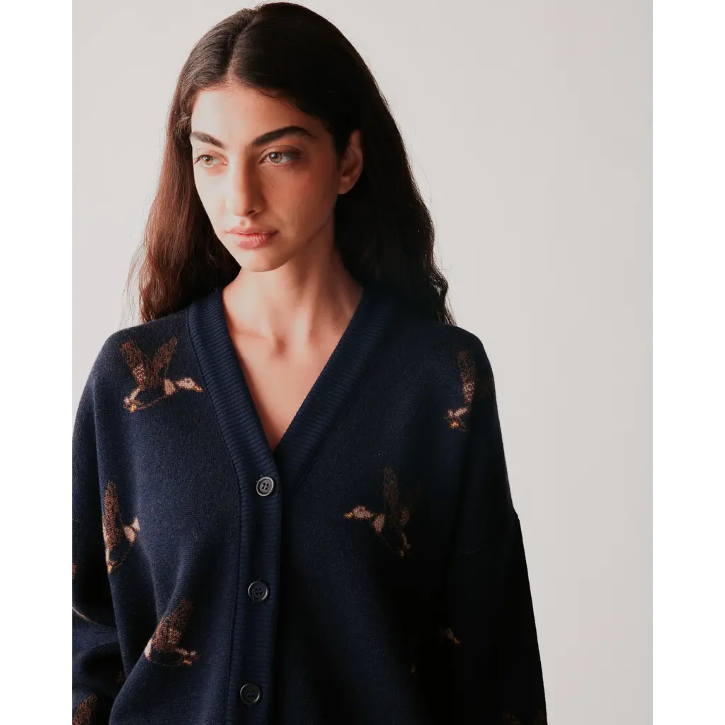 Johny vest Lia in navy duck