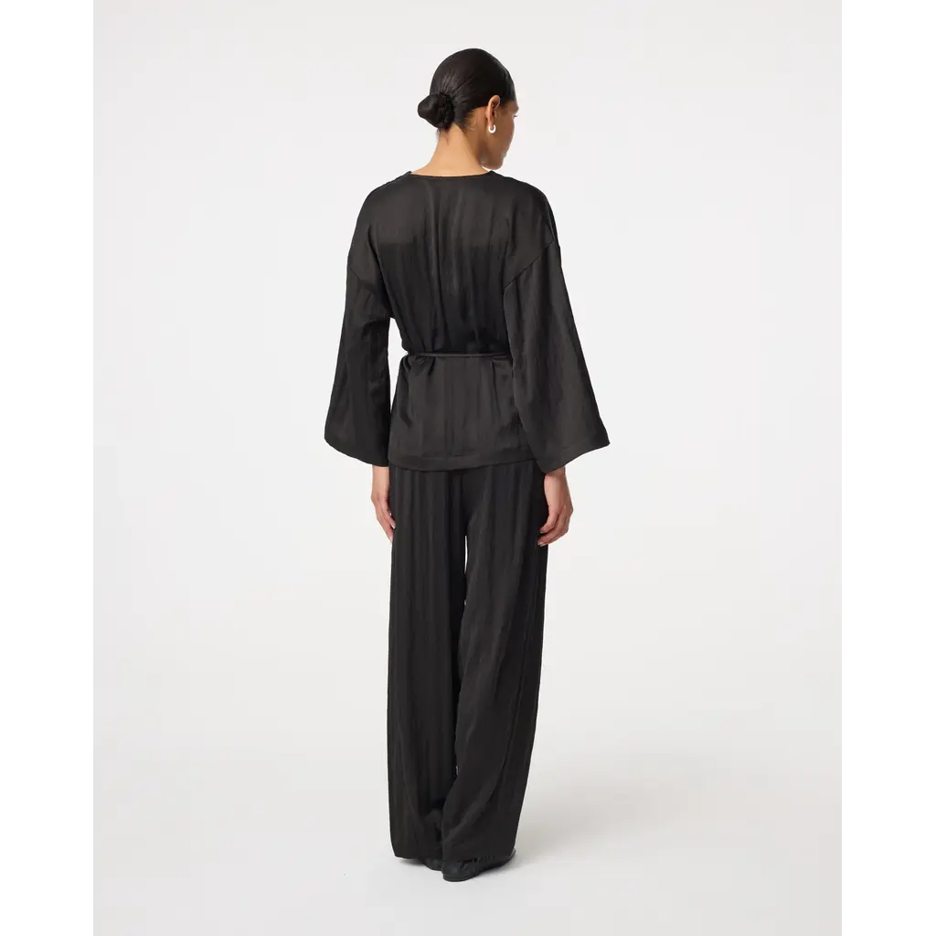Knit-ted Jeremy Blouse in choco
