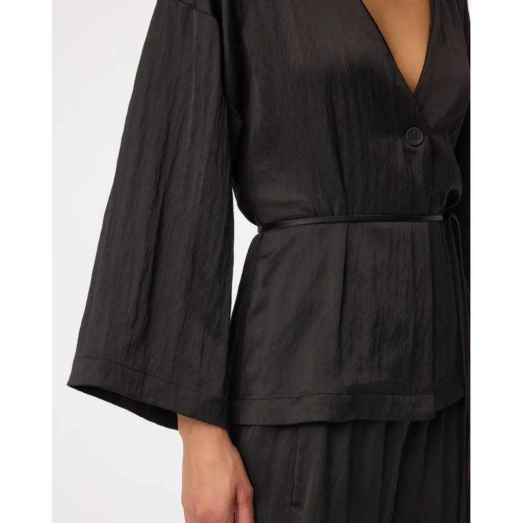 Knit-ted Jeremy Blouse in choco