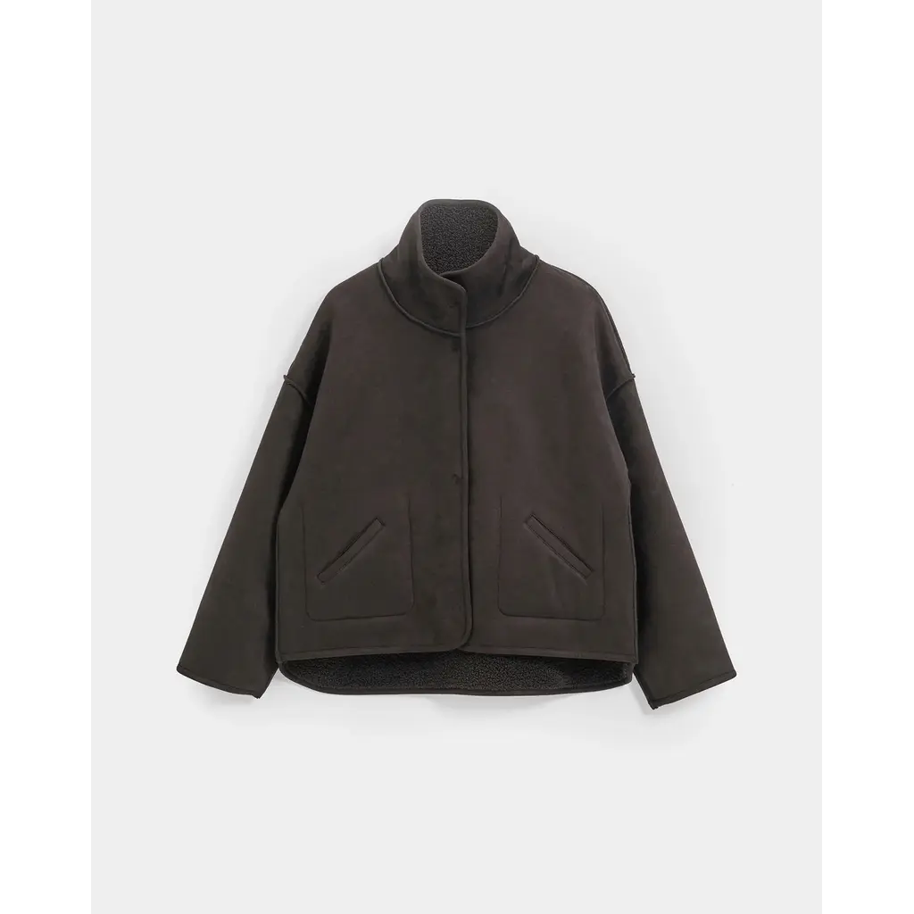 Knit-ted Jill Jacket in choco