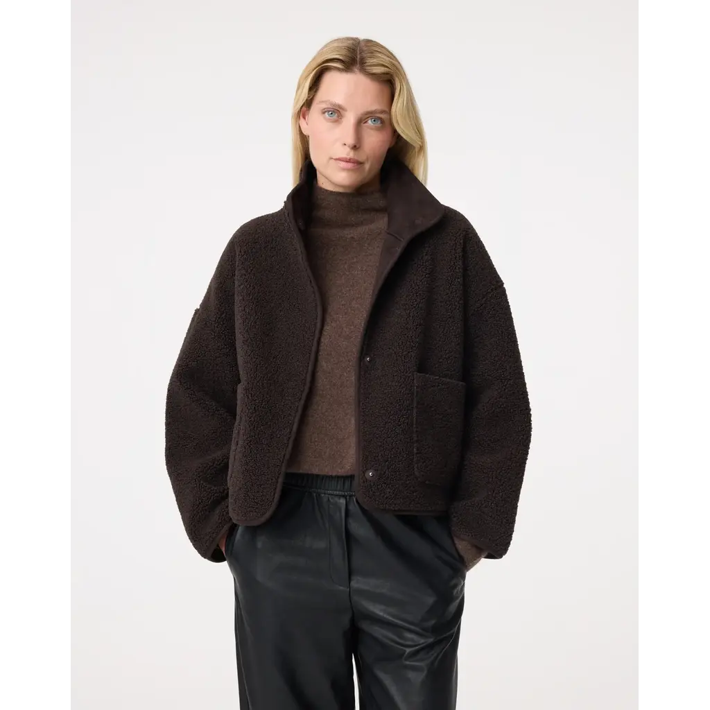 Knit-ted Jill Jacket in choco