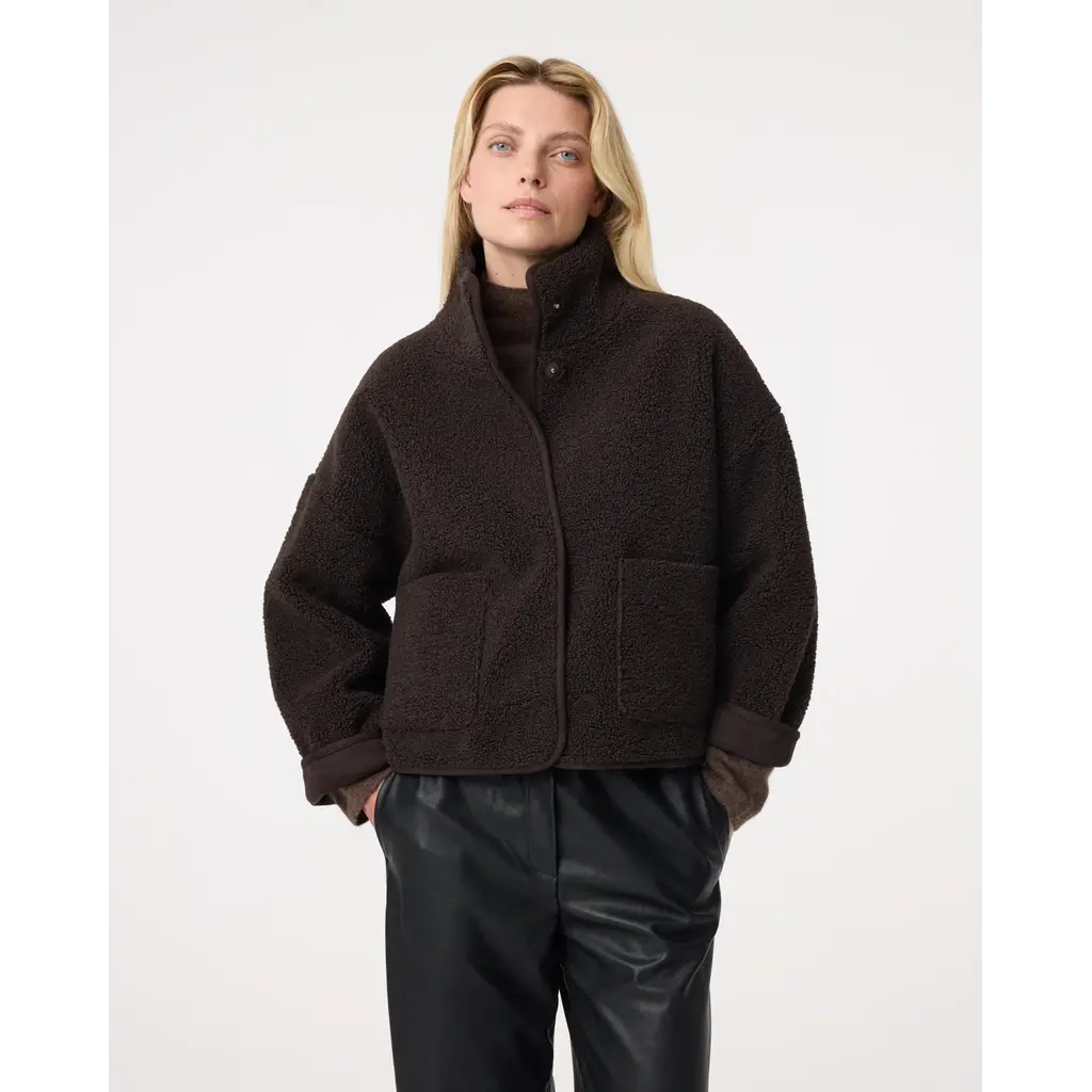 Knit-ted Jill Jacket in choco