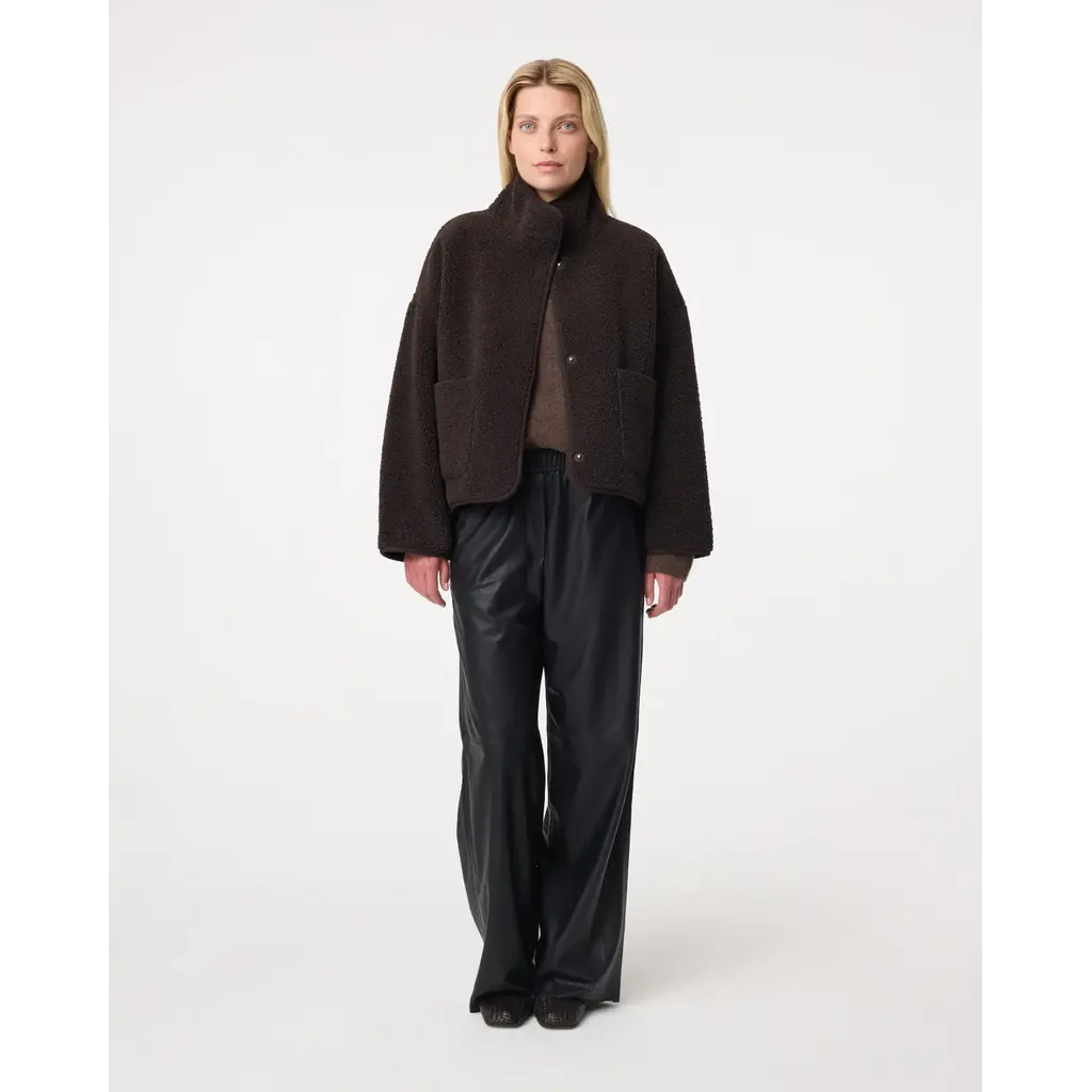 Knit-ted Jill Jacket in choco