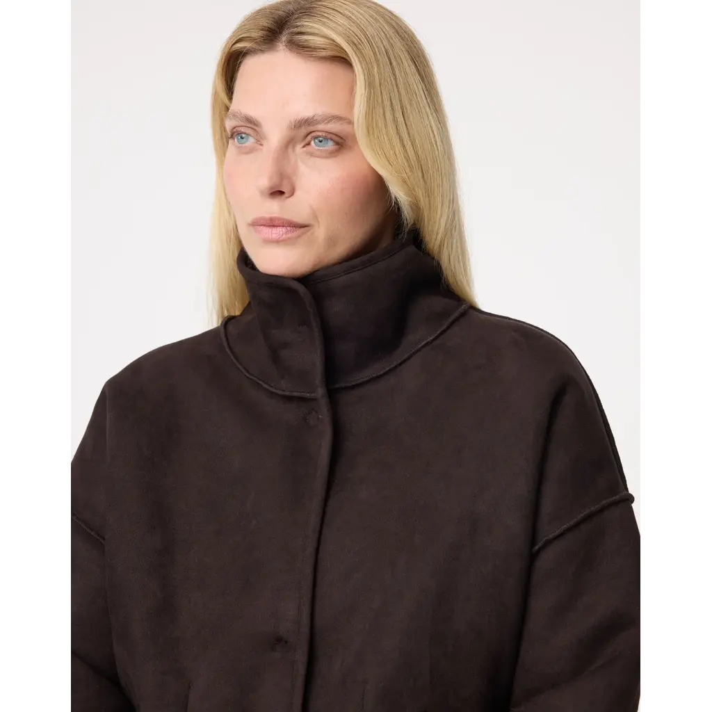 Knit-ted Jill Jacket in choco