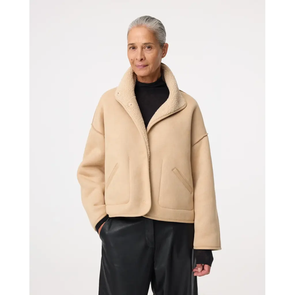 Knit-ted Jill Jacket in sand