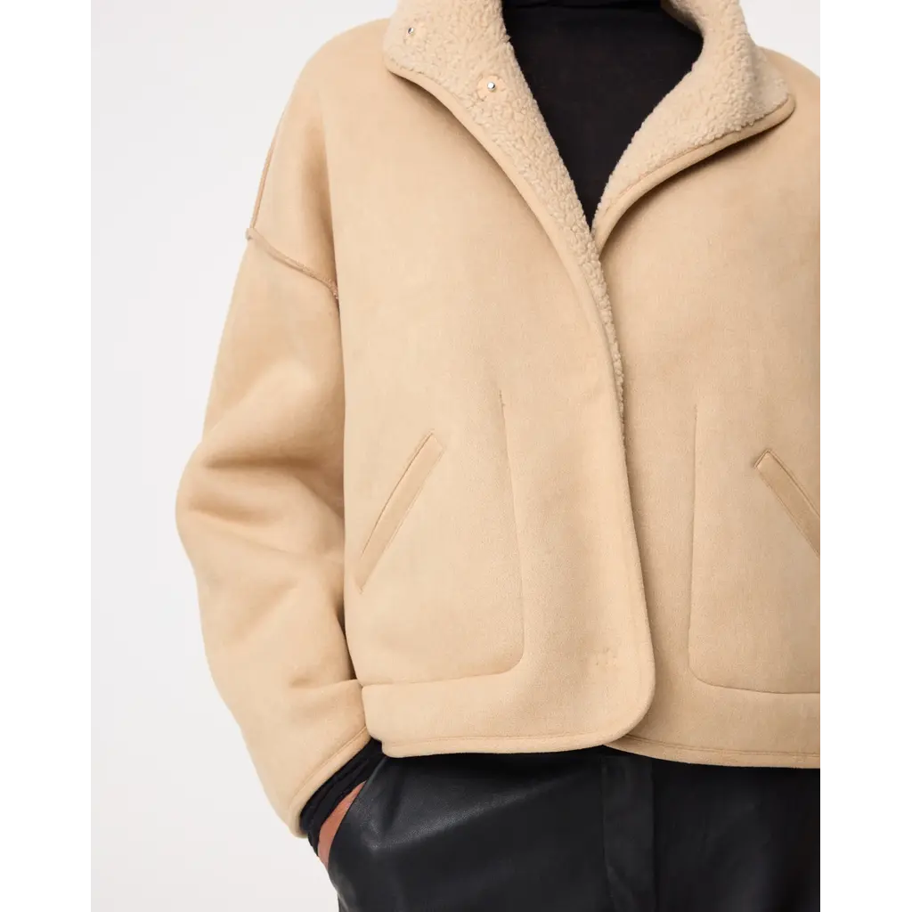 Knit-ted Jill Jacket in sand