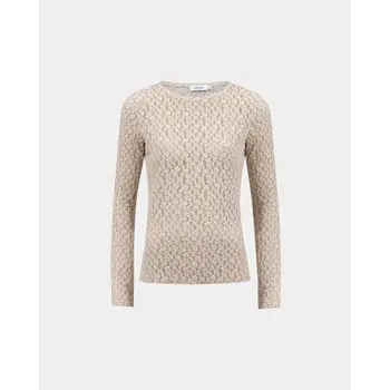 Knit-ted top Lacey crème
