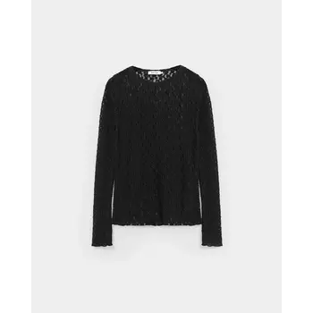 Knit-ted top Lacey black