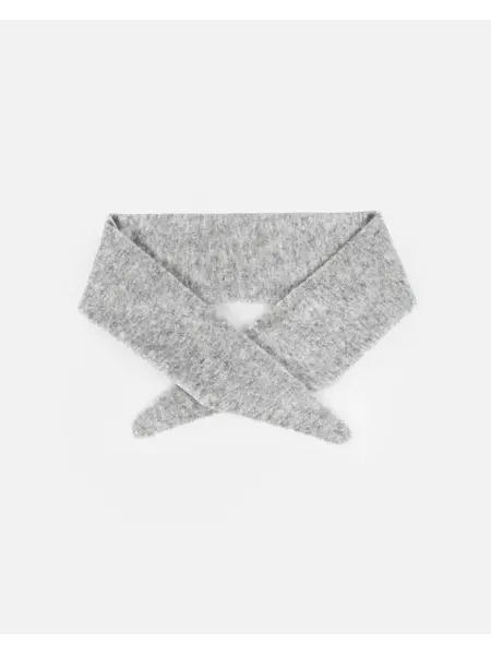 Knit-ted shawl Tricja grey melange