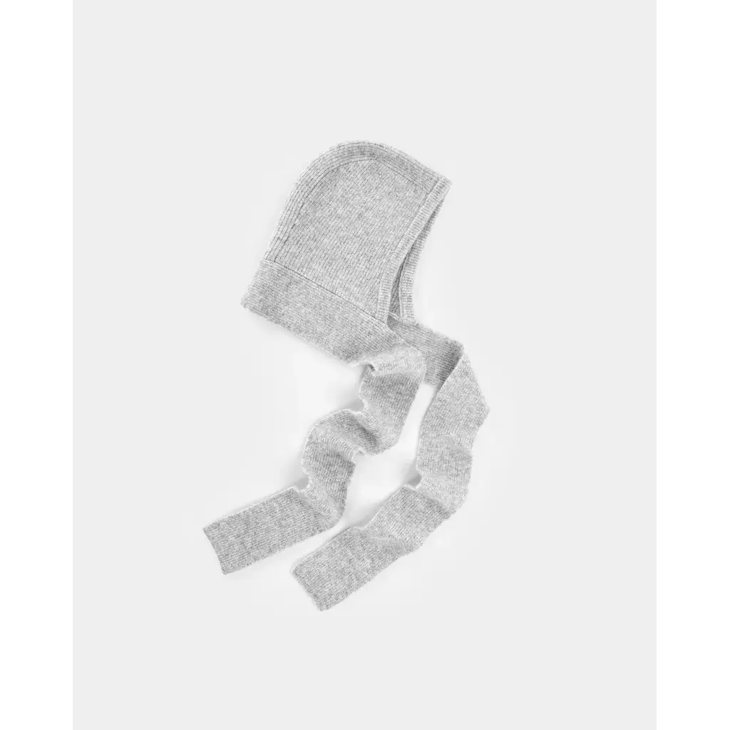 Knit-ted shawl Betsy Scarf in grey melange