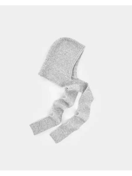 Knit-ted shawl Betsy grey melange