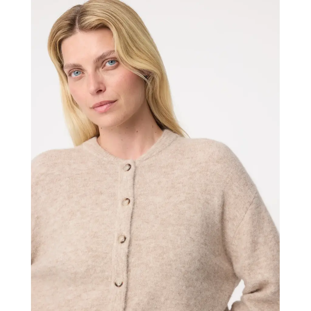 Knit-ted Britney Cardigan in sand
