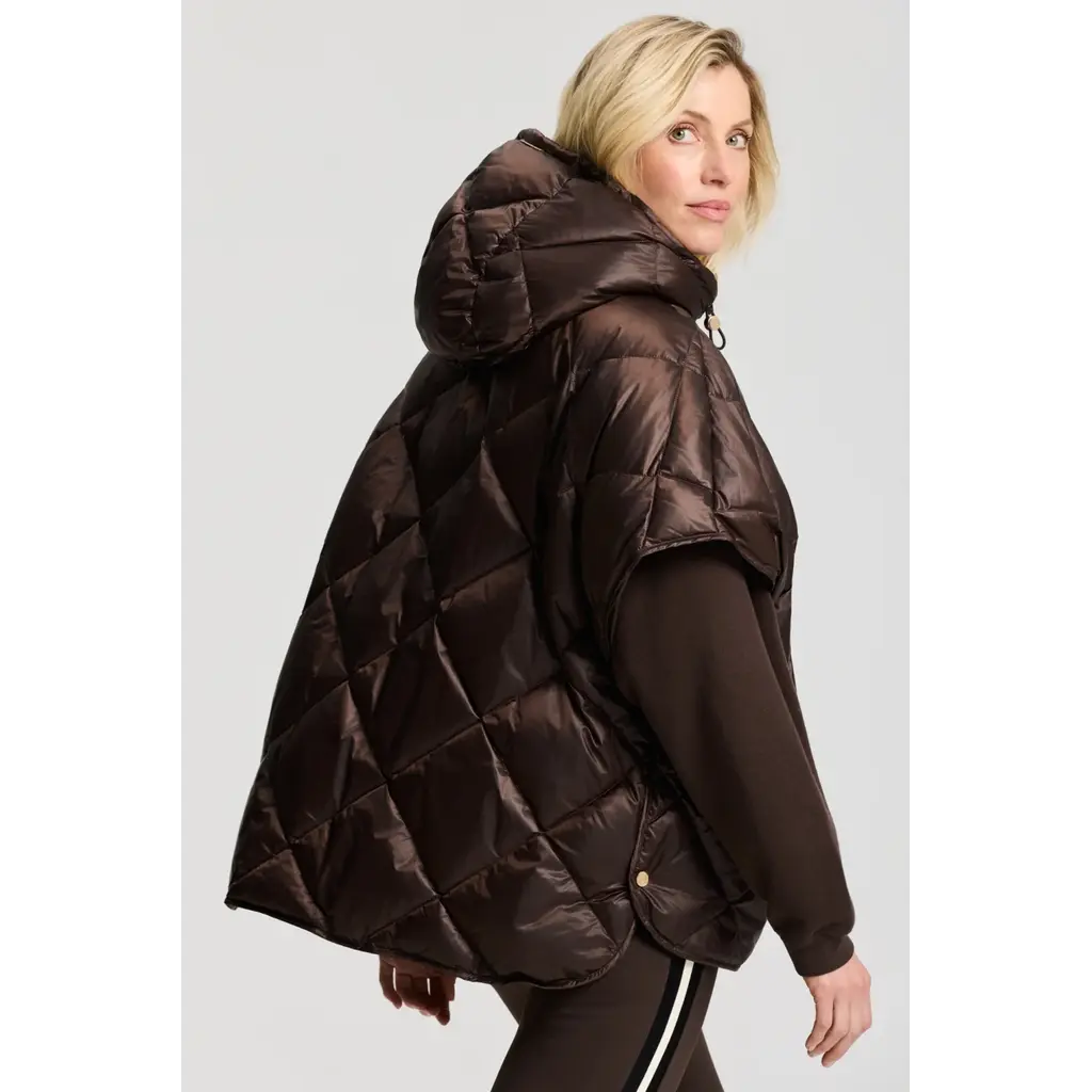 Deblon Sports Bowie Cape in dusk brown