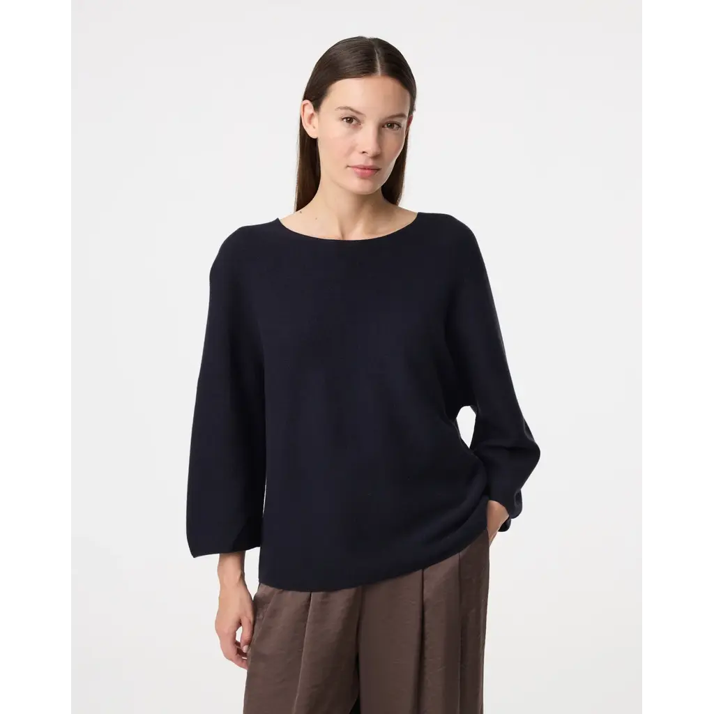 Knit-ted Saar Pullover in night blue