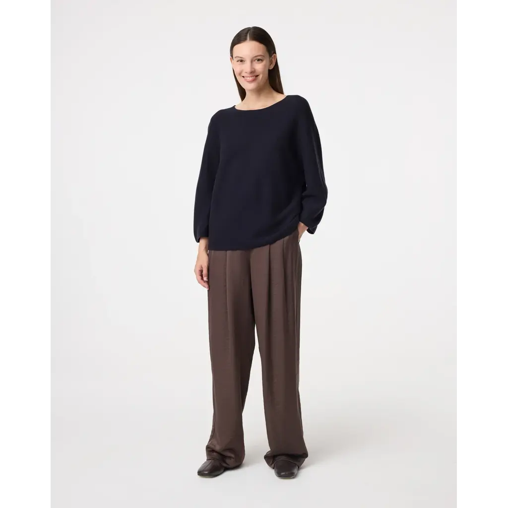 Knit-ted Saar Pullover in night blue