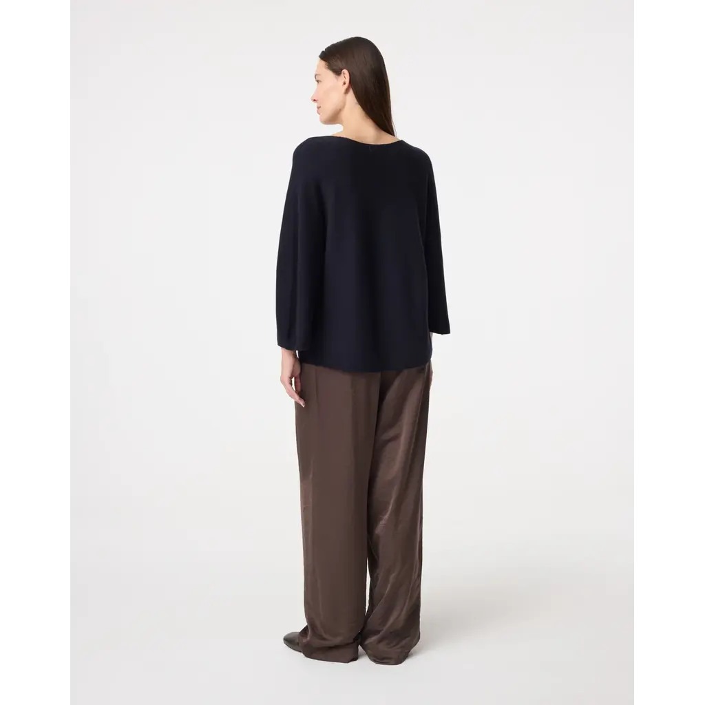 Knit-ted Saar Pullover in night blue