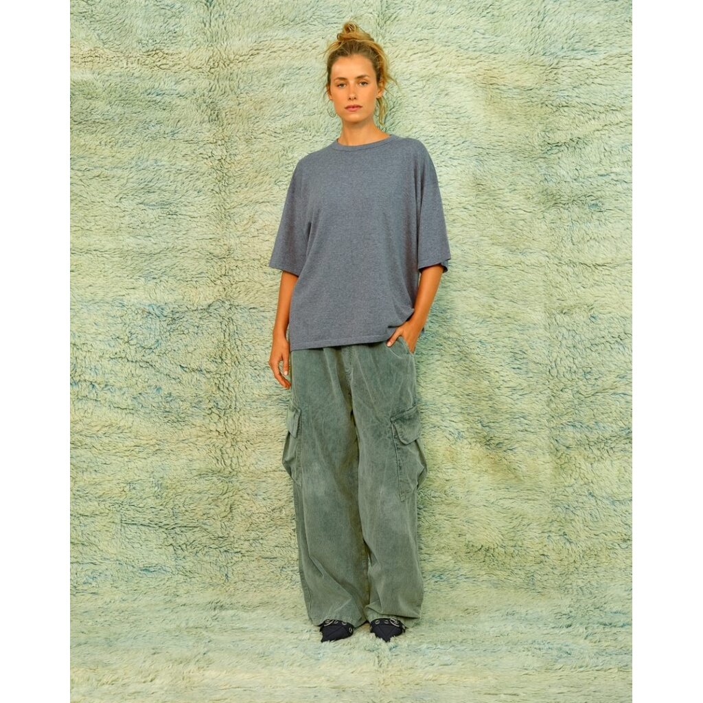 Sea Me Happy Campaign Top in dark grey melange