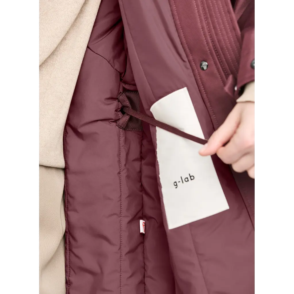 G-lab winterjas Joy in burgundy