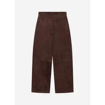 Studio AR suède broek Davina cacao