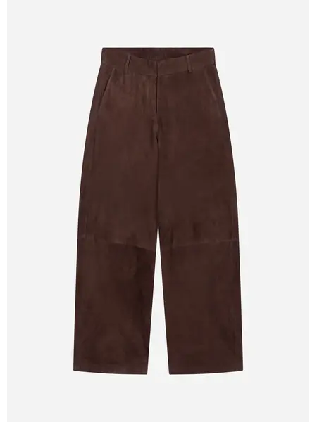 Studio AR suède broek Davina cacao