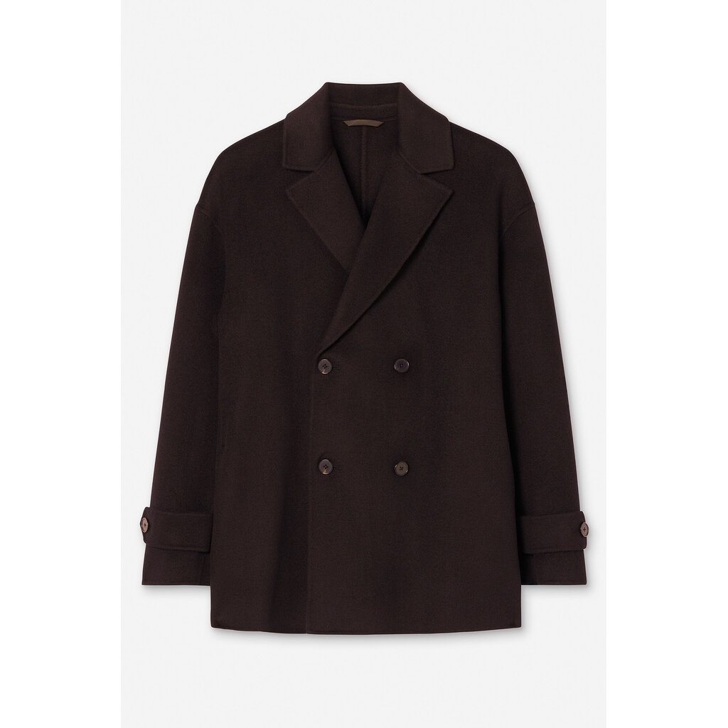 Filippa K Audrey Wool Doublé Jacket Dark Chocolate