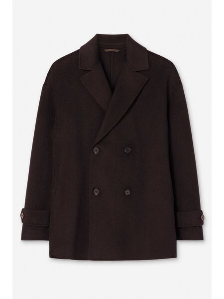 Filippa K Audrey Wool Doublé Jacket Dark Chocolate
