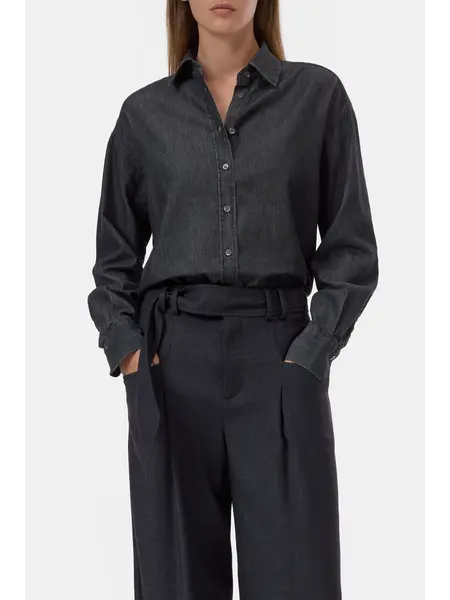 CLOSED Slit Shirt Mid Grey
