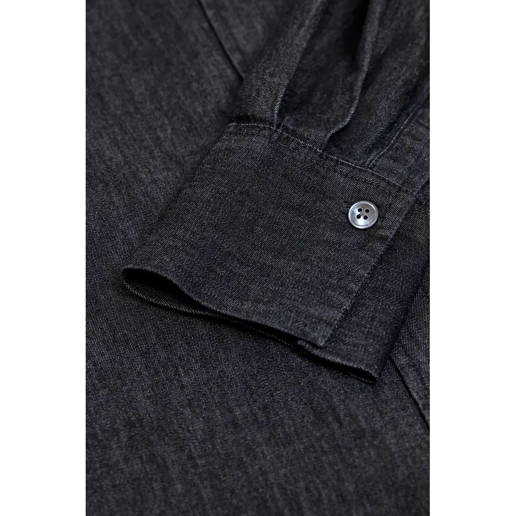 CLOSED C94267-191-27 Slit Shirt in mid grey