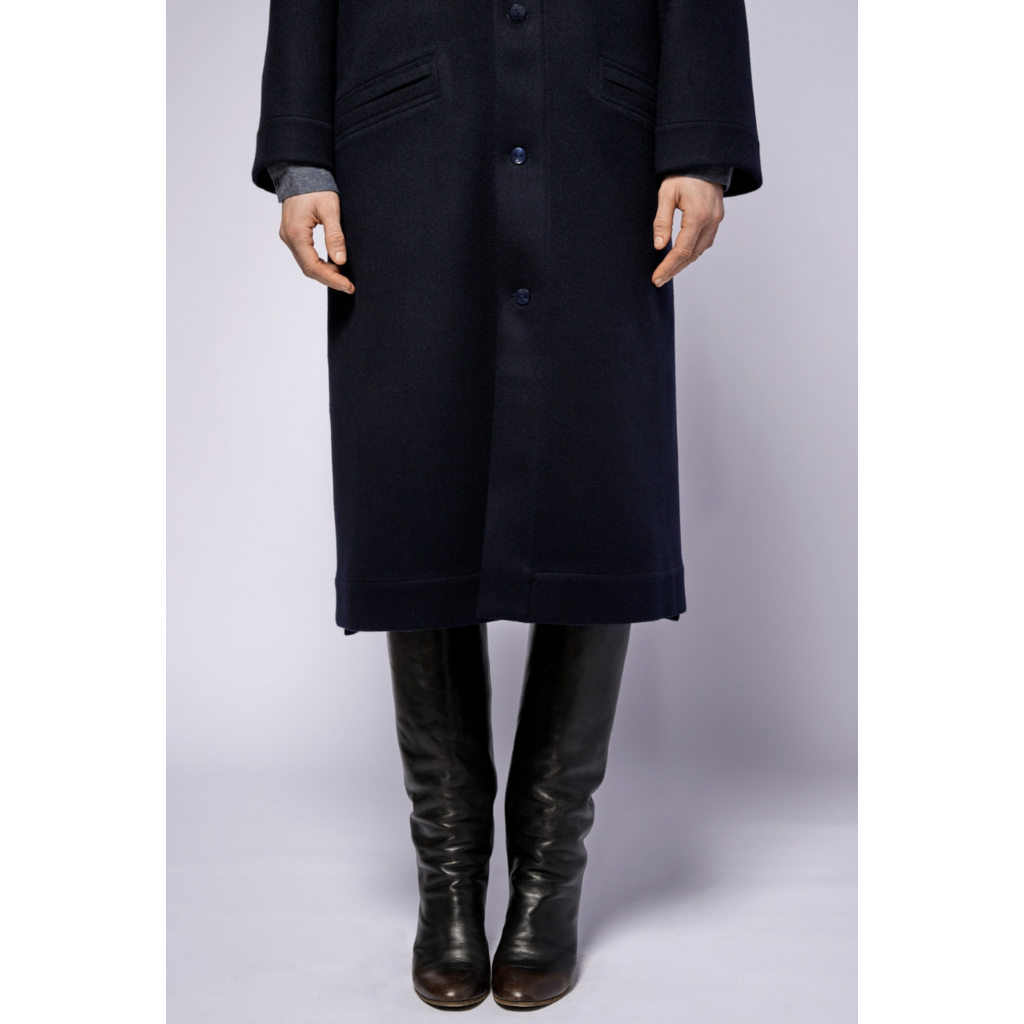 Monique van Heist C Coat Navy Loden