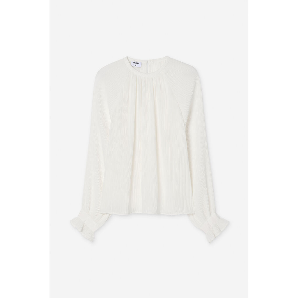 Filippa K Plissé Raglan Blouse Off-White