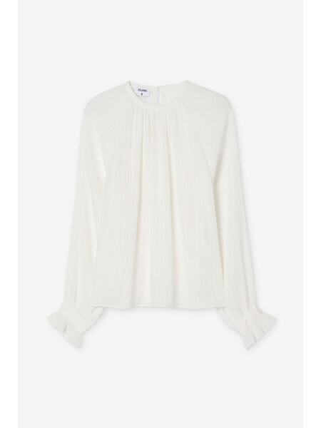 Filippa K Plissé Raglan Blouse Off-White