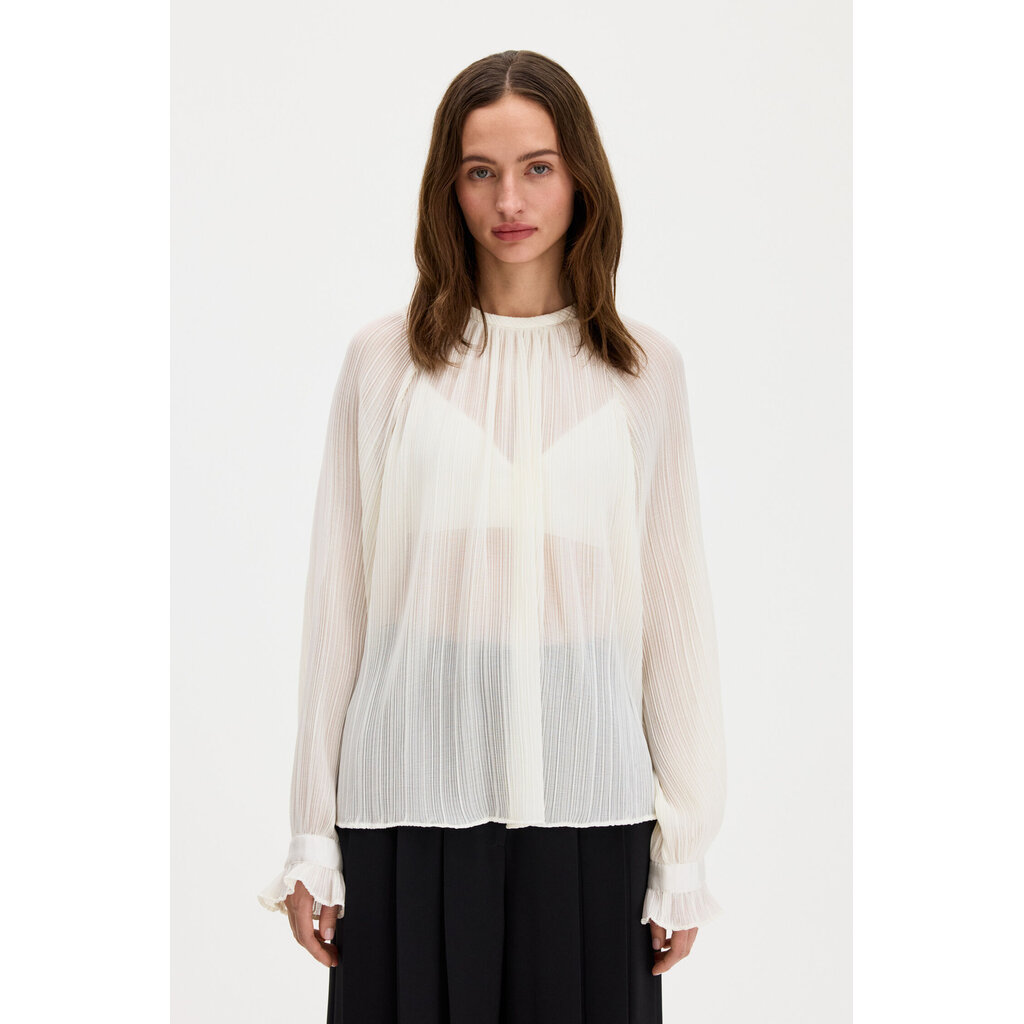 Filippa K Plissé Raglan Blouse Off-White