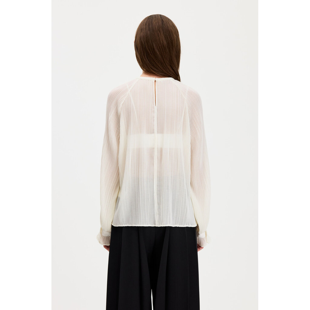 Filippa K Plissé Raglan Blouse Off-White