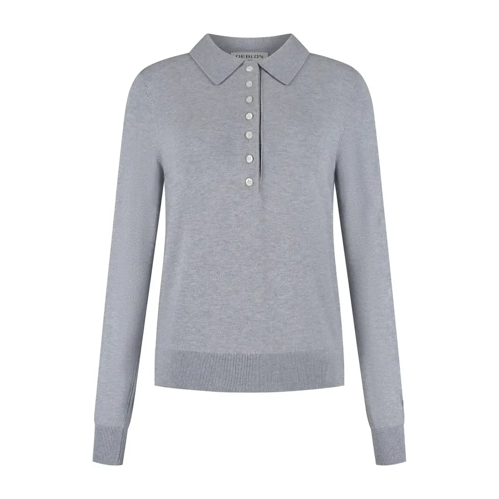 Deblon Sports Blythe Polo Grey Melange 2631307