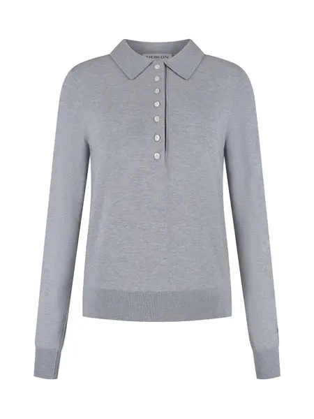 Deblon Sports Blythe Polo grey melange