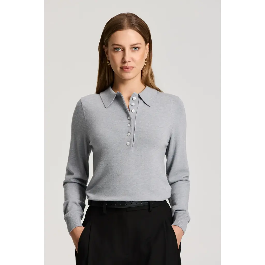 Deblon Sports Blythe Polo Grey Melange 2631307