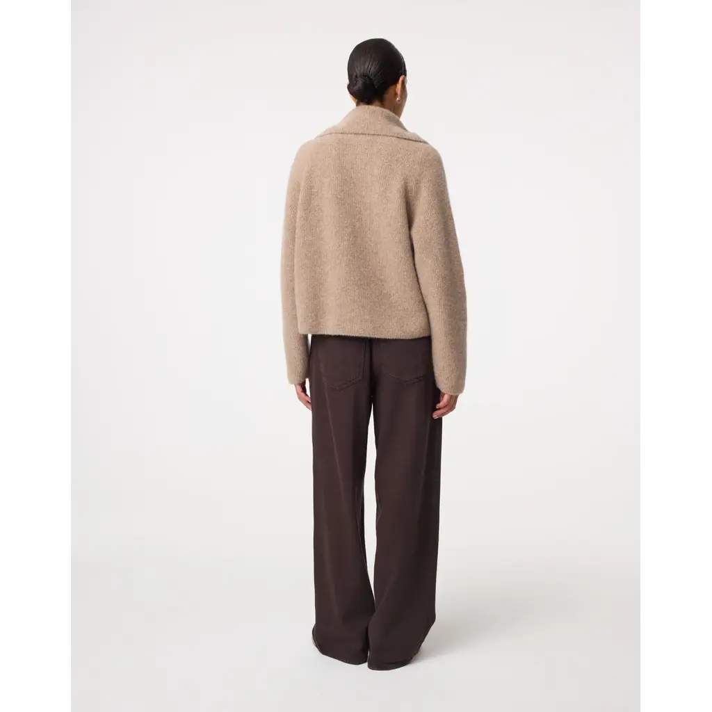 Knit-ted Milo Cardigan Walnut 262P040